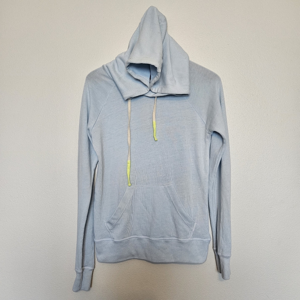 Sundry Pale Pastel Baby Blue Hoodie